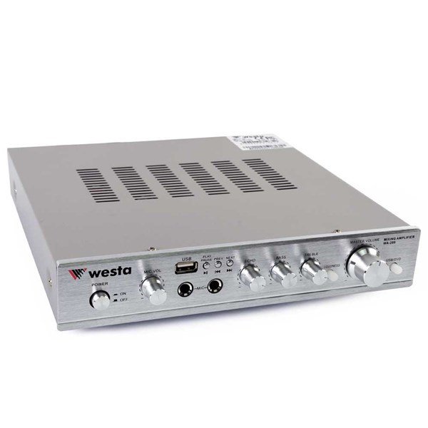 Westa WA-299 2x80W USB / MP3 Stereo Amfi Mikser