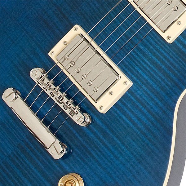 Epiphone Les Paul Tribute Plus Outfit Midnight Sapphire Elektro Gitar