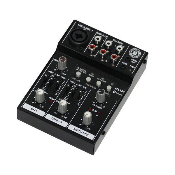 Topp Pro MX 3BT 3 Kanal USB Bluetooth Deck  Mixer