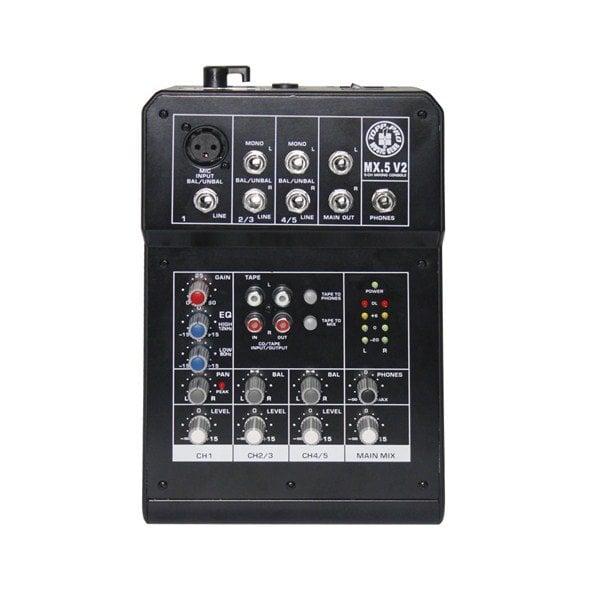 Topp Pro MX5 V2 5 Kanal Deck Mixer