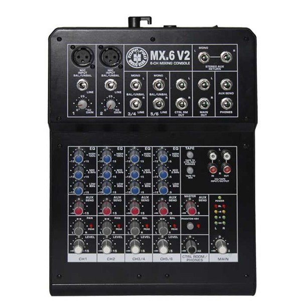 Topp Pro MX 6 V2 6 Kanal Deck Mixer