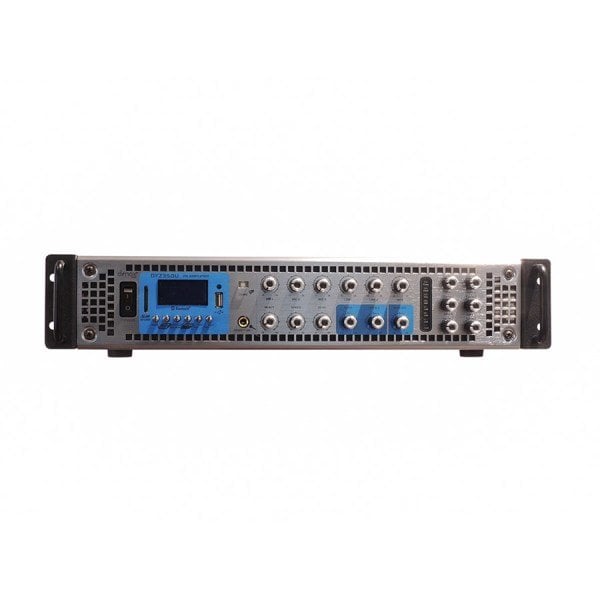 Denox DYZ-350 350 Watt Hat Trafolu 6 Bölgeli 3 Mic Girişli Mikser Anfi