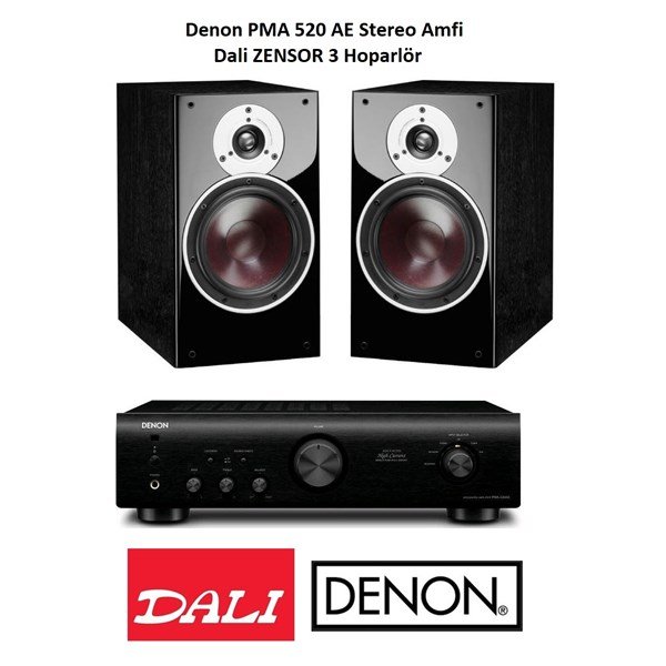 Denon PMA 520 AE + Dali Zensor 3 Ses Sistem Paketi