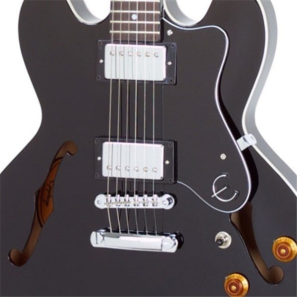 Epiphone Dot Ebony Caz Kasa Elektro Gitar