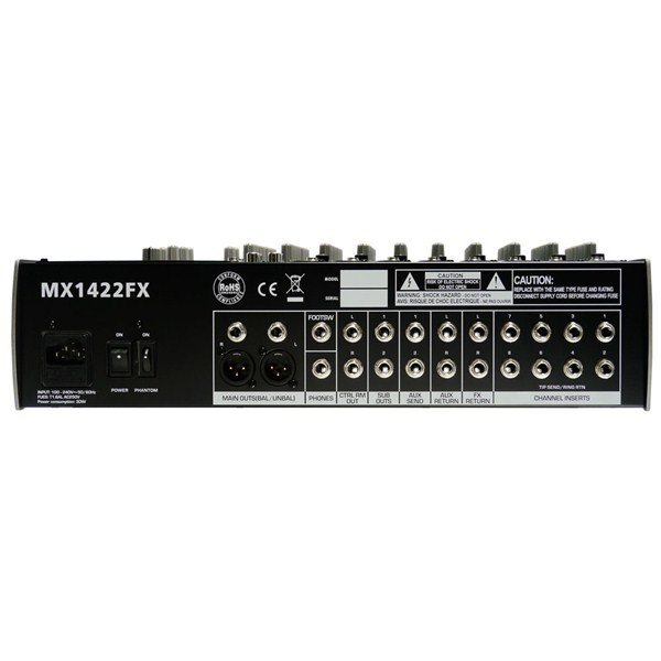 Topp Pro MX1422FX+ TAC-MP3-T Efektli MP3 Çalar Deck Mixer