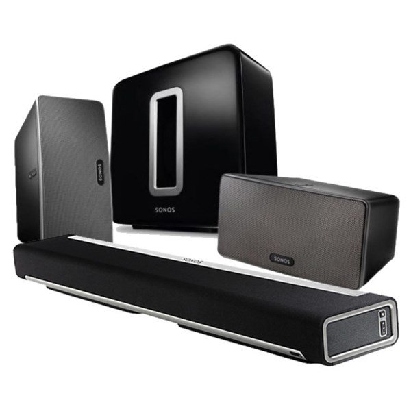 Sonos Playbar + Play:3 and SUB 5.1 Kablosuz Sinema Sistemi