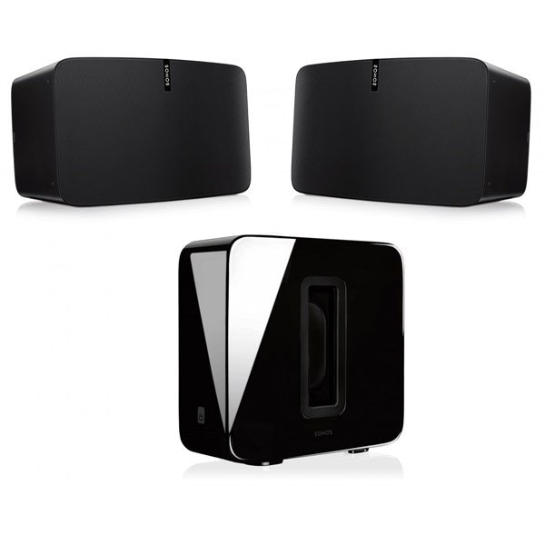Sonos PLAY:5 Kablosuz Hoparlör (Çift )+ Sonos SUB Kablosuz Subwoofer