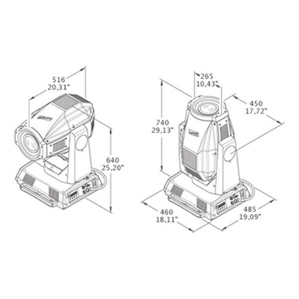 Clay Paky Alpha Spot HPE 1200