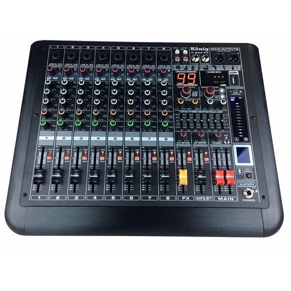 König K-804 FX 8 Kanal Efekli Deck Mikser