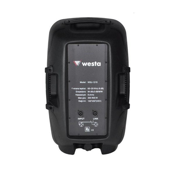 Westa WSS-1215 - 12 inç 300W 2-Yollu Plastik Pasif Kabin