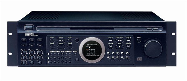 İnter-m PCT 610 Dijital Mikser Amfi 100V, 100W, 6-Girişli, Cd/Mp3/Wma