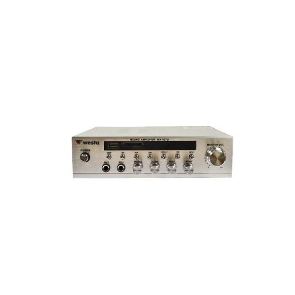 Westa WA-507 DS (Gri) 2x30W Max Amplifikatör Usb/Sd /Mp3