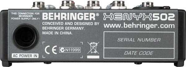 Behringer Xenyx 502 5 Kanal Deck Mikser