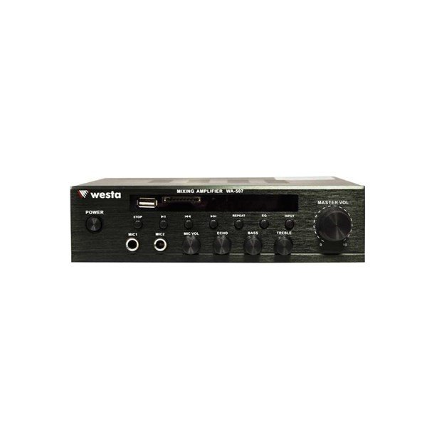 Westa WA-507 DB (Siyah) 2x30W Max Amplifikatör Usb/Sd /Mp3