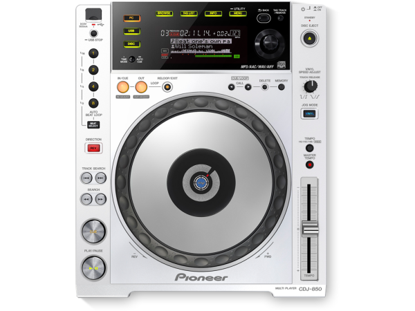 Pioneer Cdj-850W (Beyaz) Dj Cd/Mp3 Player