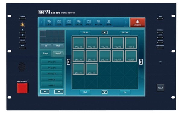 Inter-m SM-100 15 inç Full kontrol LCD Dokunmatik Ekran