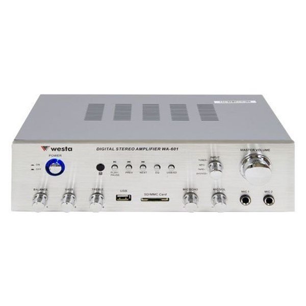 Westa WA-601S DC - 12V/220V 35W Max Amplifikatör Usb/Sd/Mp3