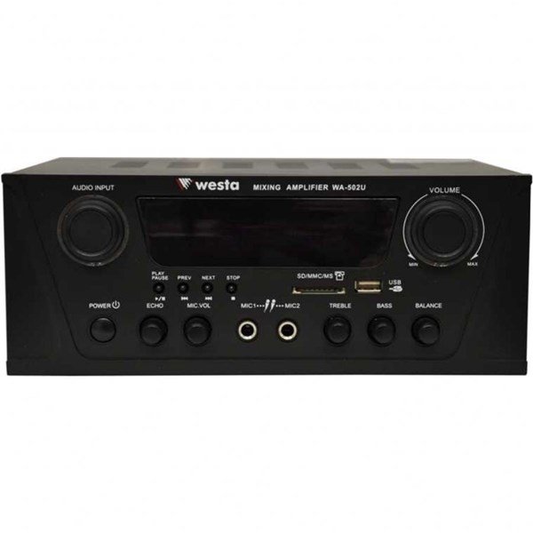 Westa WA-502UB - 2X30W Amplifikatör Usb/Sd/Mp3