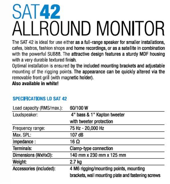 LD Systems - SAT 42