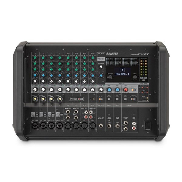 Yamaha EMX-7 12 Kanal 2 x 710 Watt Power Mikser