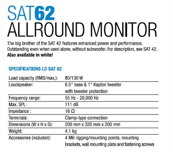 LD Systems - SAT 62