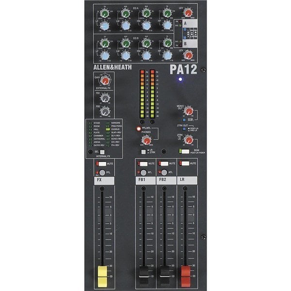 Allen Heath PA12  8-Mono 2-Stereo 3-Aux Deck Mikser