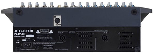 Allen Heath PA122-CP 8 Mono 2 Stereo Rack Mount 2 X 500W Powered Mixer
