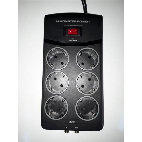 Monster Power Plus 2 AV Akım Korumalı 6-li Priz - ALEV ALMAZ