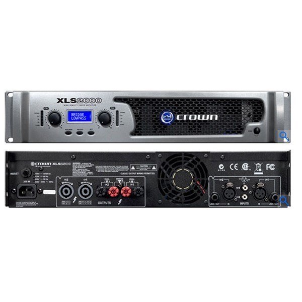Crown XLS 2000 Güç Amplifikatörü 4 Ohm 1300 Watt