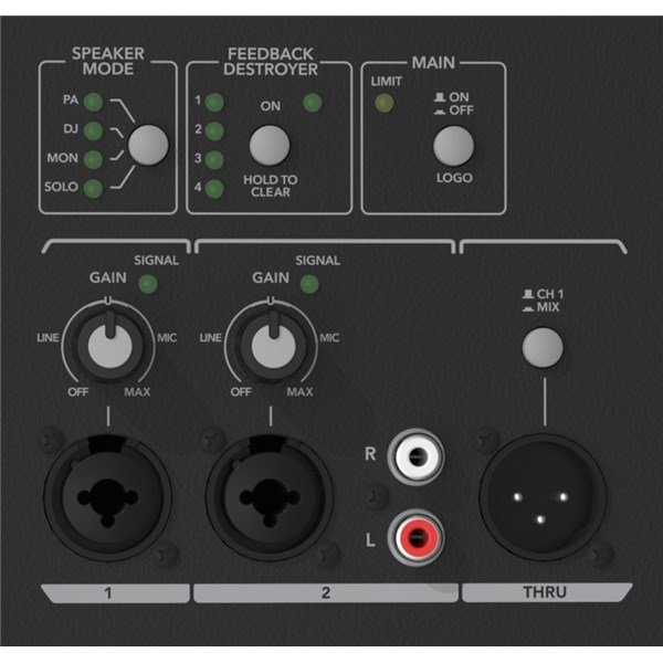 Mackie SRM650 15 inç 800/1600W Aktif Kabin Hoparlör