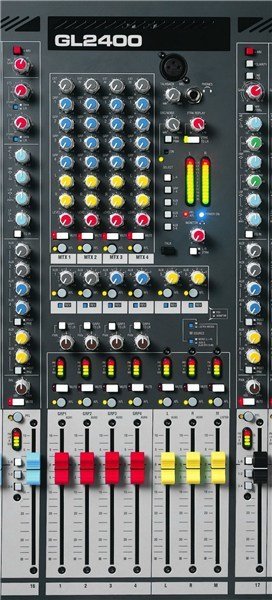 Allen Heath GL2400-24 22 Mono 2 Stereo 2 Aux 4 Grup Ses Mikseri
