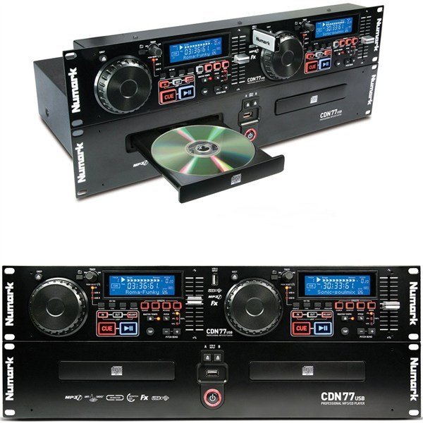 Numark CDN-77 USB Professional Dual USB and MP3 CD player
