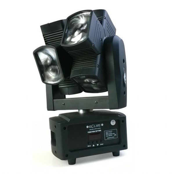 Eclips Drone 8x12W RGBW 4in 1 Dönerli 5 Beam Efekt Işık