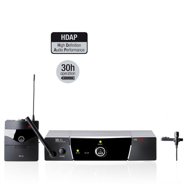 Akg Wms40 Pro Presenter Yaka Tipi Telsiz Mikrofon