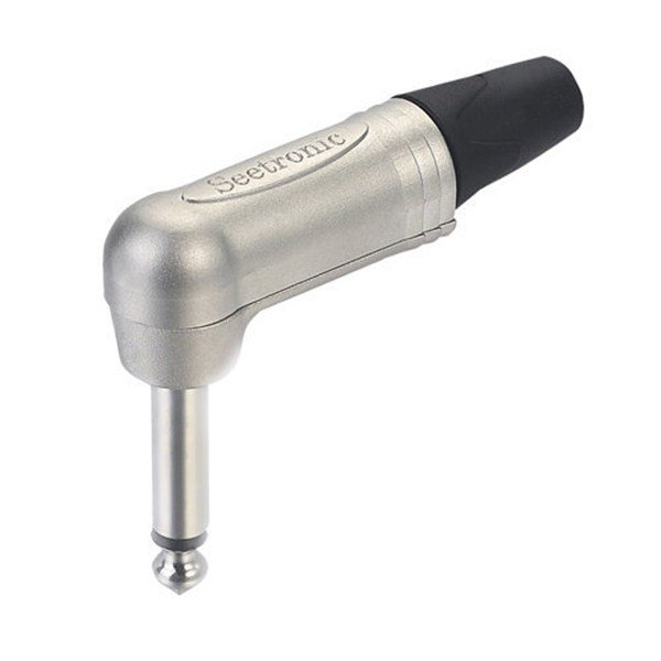 Seetronic SP2RX 6.35mm  90 ° Nikel Kaplama Mono Jak