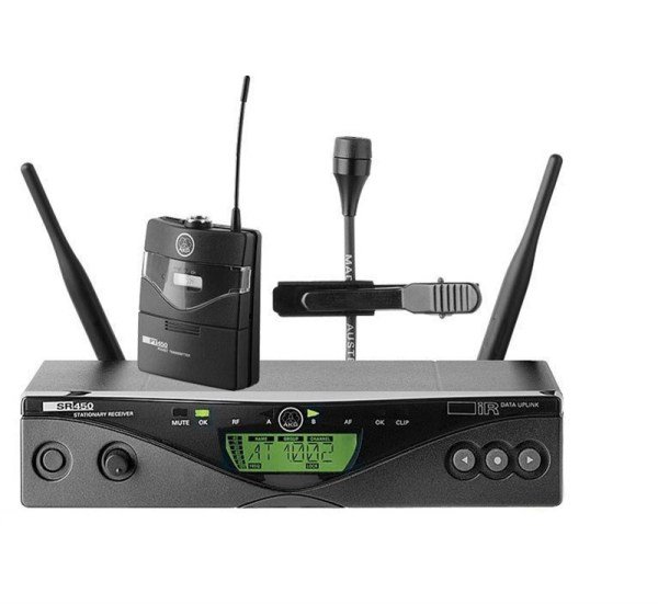 Akg WMS450 Presenter/C 407 L Çift Anten Tek Yaka Telsiz Mikrofon