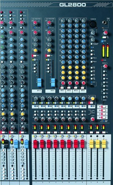 Allen Heath GL2800-32 RPS 11 Psu 8 Bus 32 Input Ch Live Console