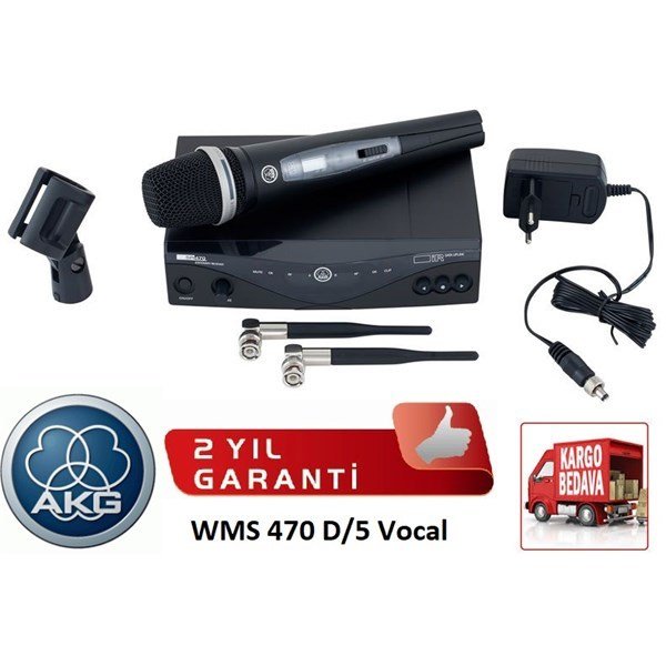 Akg WMS 470 D/5 Vocal - El Tipi Telsiz Mikrofon