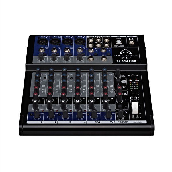 Wharfedale SL-424 USB - 8 Girişli Efetkli Deck Mikser