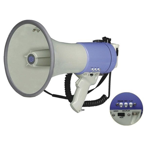 Show ER 66S 25W Sirenli Spiralli Mike Tipi Mikrofonlu Megafon