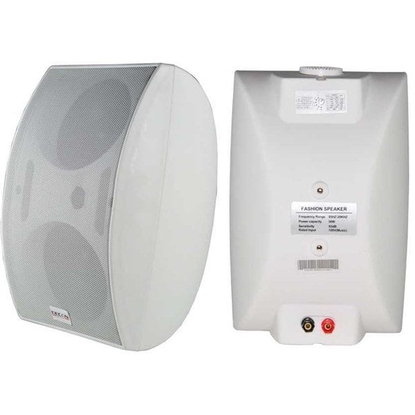 Decon DS 62DW (Beyaz) 2x5.25-inç 40W 100V/8 ohm Duvar Hoparlörü