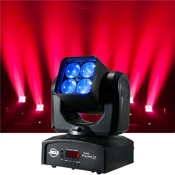 Amerikan Dj INNO POCKET Z4 4x10W Quad RGBW Led Moving Head Beam