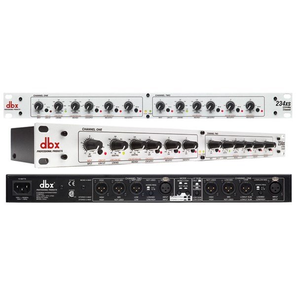 Dbx 234XS Crossover 4 Yollu Mono 2/3 Yollu Stereo Crossover