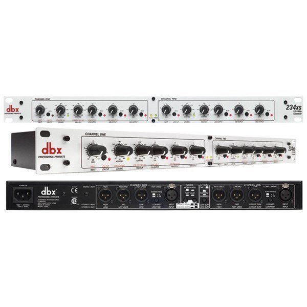 Dbx 234XS Crossover 4 Yollu Mono 2/3 Yollu Stereo Crossover