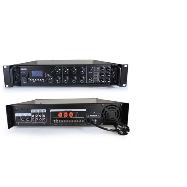 DEXUN D-120 60-120W/100V 4-16 Ohm 6 Bölge Amfi