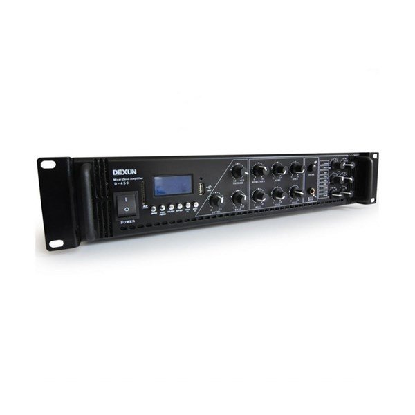 DEXUN D-450 250-450W/100V 4-16 Ohm 6 Bölge Amfi