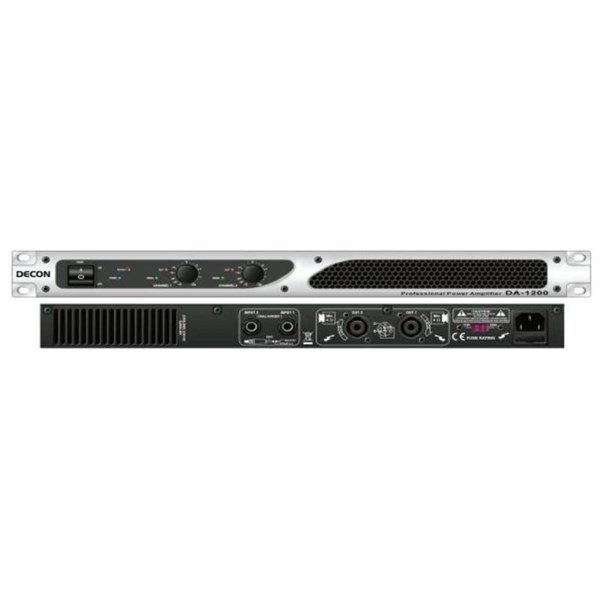 Decon DA 1200 2x200W/4 ohm Power Amplifikatör