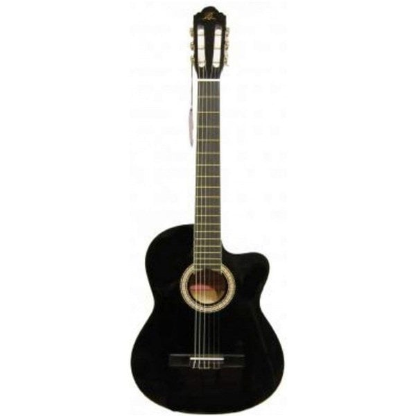 Barcelona LC3900CEQBK Elektro Klasik Gitar