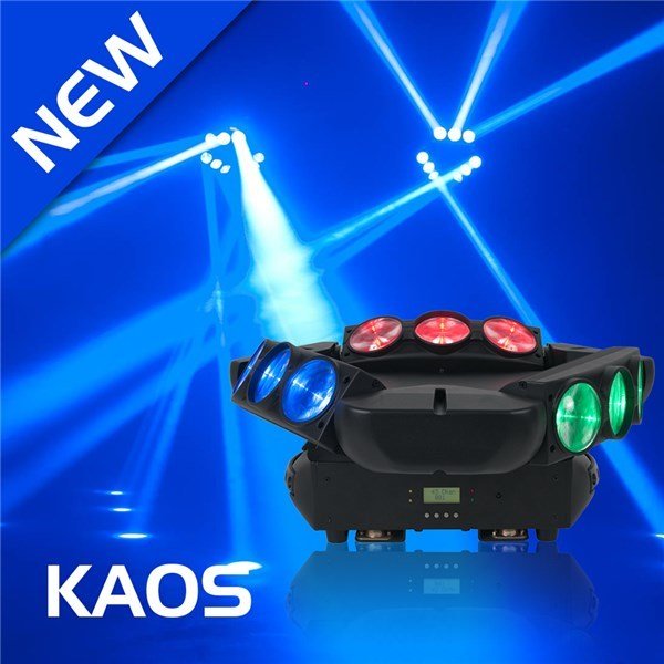 Amerikan Dj KAOS - 9 x 10-Watt RGBW Cree LED Led Efekt Işık