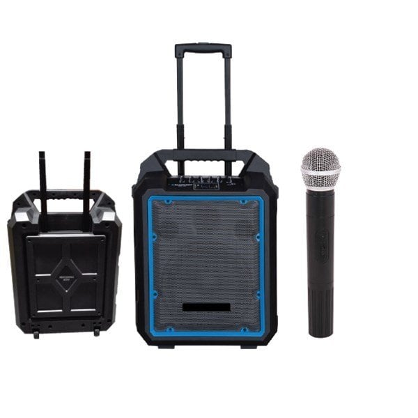 Spekon Mob 10 - 10 inç 2 Yollu 80W USB-BT Şarjlı Ses Sistemi - Tek EL